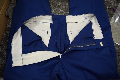 Cub Scout YOUTH M 10 Chino Khaki Blue Pants 27x24 Vintage 1960s G391 - Picture 4 of 8
