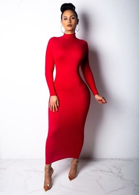 Party Autumn Long Tight Dress Long 