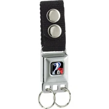 Buckle Keychain - Mustang Flaming Cobra Jet Logo - Ships Worldwide & FREE to USA