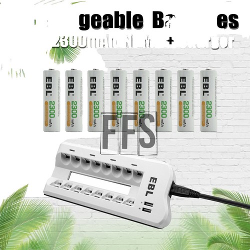 Lot De 2 Piles Rechargeables Ni-MH AA – 3800 MAh – 1.5V – Neuves Sous Blister