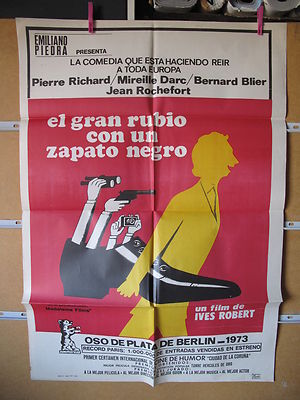 A2467 El gran rubio con un zapato negro Pierre Richard, Bernard Blier, Jean Roch