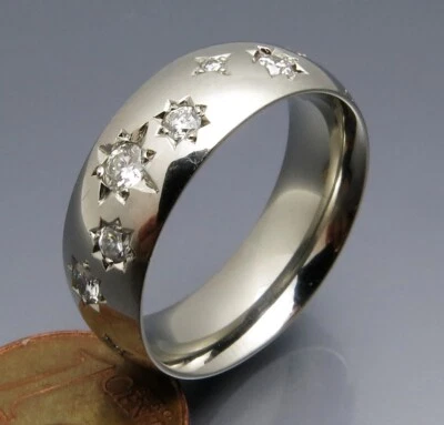 REIF-DESIGN - TOP BRILLANT STERNENHIMMEL "STARS" - PLATIN - UNIKAT - Bild 1 von 4