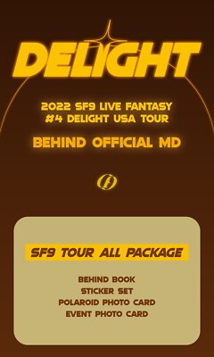 SF9 [2022 SF9 LIVE FANTASY #4 DELIGHT USA TOUR] ALL PACKAGE/Book+
