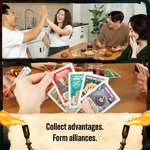﹑Survivor:The Tribe Has Spoken Card Game for Adult Party Family Game 3-6 Players - Picture 4 of 9