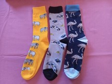 3-Pack Women's  Girl's Novelty Socks New-Assorted Themes-Fast Shipping 