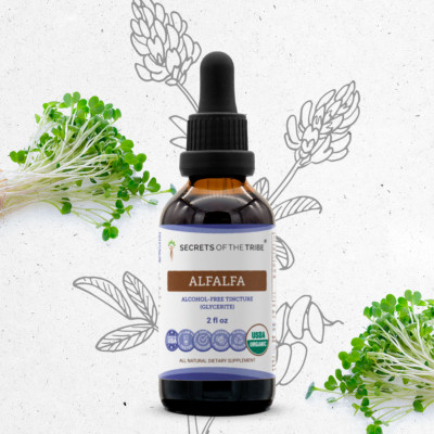 Secrets Of The Tribe Organic Alfalfa Tincture Alcohol-FREE