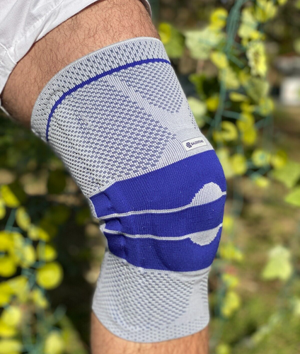 Bauerfeind GenuTrain Size 6 Knee Joint Brace Patella Support ACL Meniscus Hinge - Picture 2 of 17