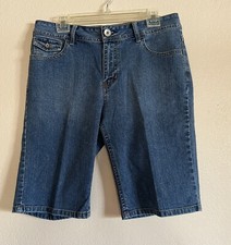 High Sierra Women's  Denim Jean Shorts Size 12 Stretch Tough Outdoor