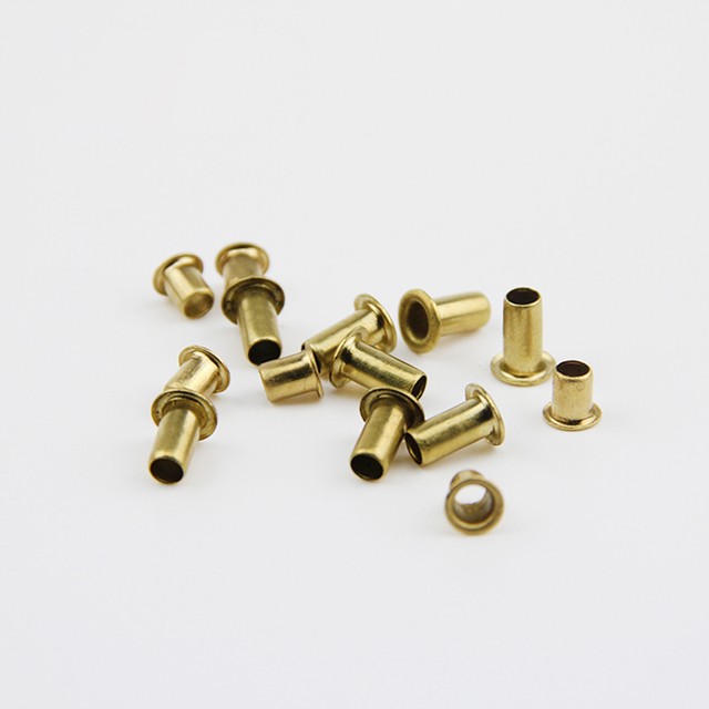 brass hollow rivet single tube rivets through the hole sleeves M2.5 M3