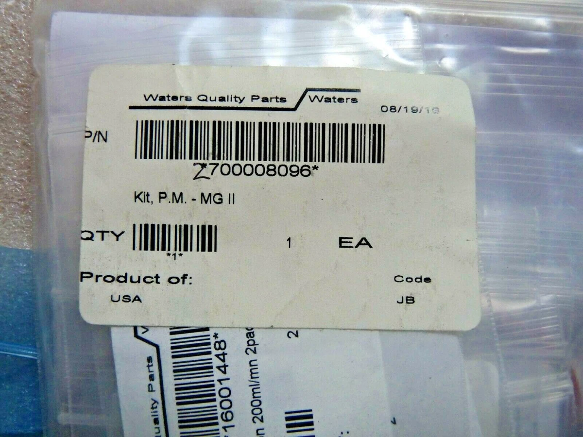 Waters 700008096 MG II Preventative Maintenance Kit Perkin Elmer 