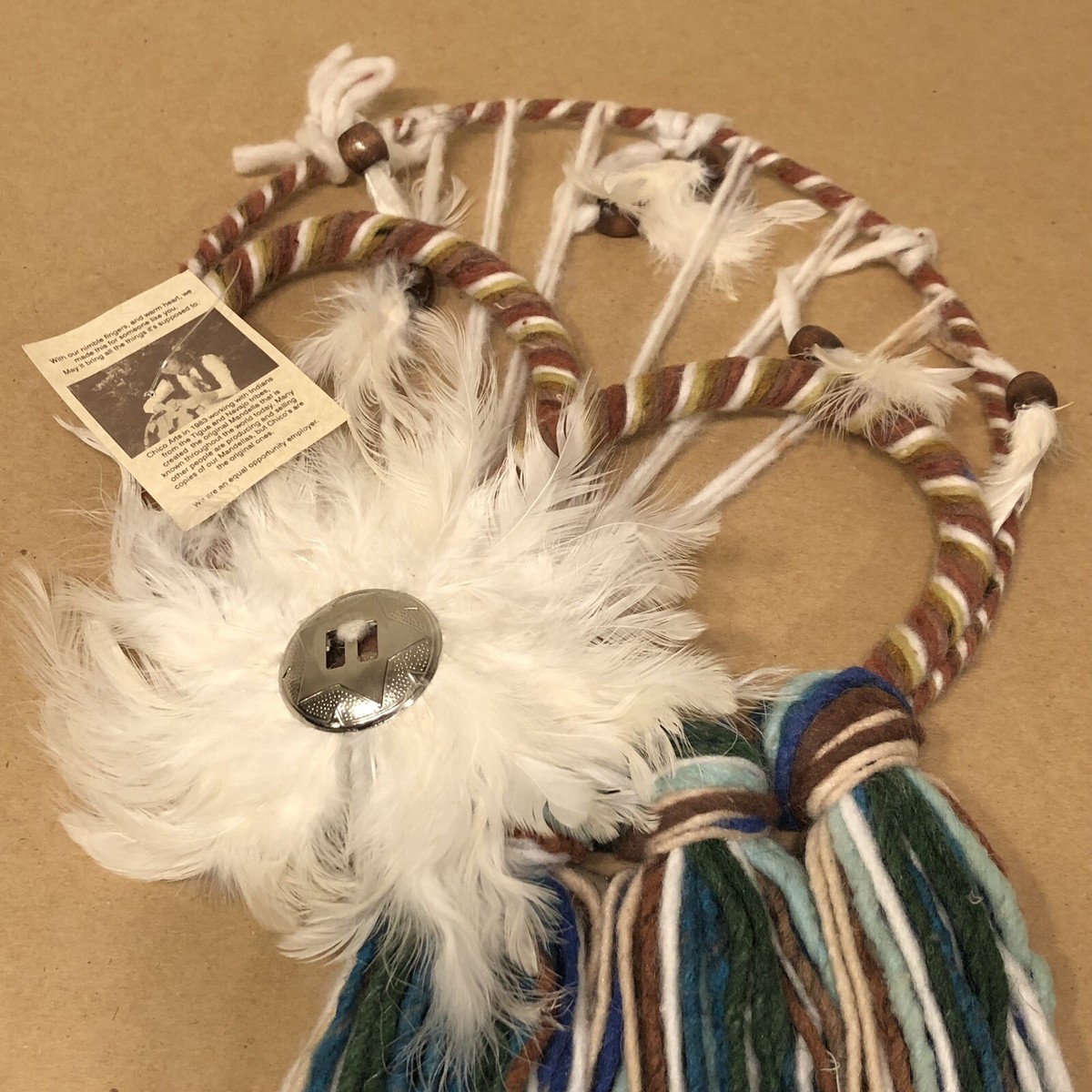 Indian mandella ドリームキャッチャー USA製 壁飾り 新品 USA製