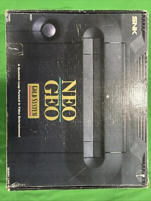 Neo Geo ***AES Gold*** System 2 Controllers OG Box & 3 Games