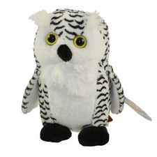 Adventure Planet Peluche Pounce Pal - BÚHO NEVADO (5,5 pulgadas) - Nuevo Peluche