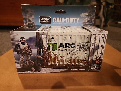 NEW MEGA CONSTRUX Call of Duty Arctic Armory Building Set GCP09 58 Pieces, FR/SH