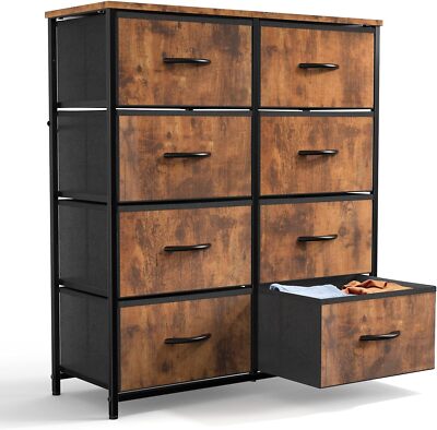 9-Drawer Dresser Fabric Storage Tower for Bedroom Living Room Chest of Drawers