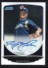 Lot of (5) Jimmy Nelson BREWERS 2013 Bowman Chrome Signed Rookie Card rC Auto