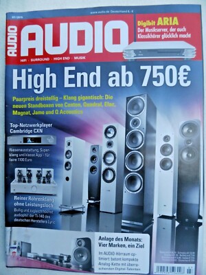 AUDIO 7/15, JAMO C 95,MAGNAT SHADOW 209, CANTON GLE 496,CAMBRIDGE CXN,ELAC FS 77