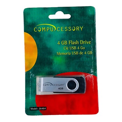 Compucessory 4GB USB Flash Drive - Sealed Packaging