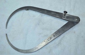 Lufkin 14 Outside Calipers Firm Joint Precision 