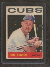 1964 Topps Venezuelan #286 Don Landrum, Chicago Cubs, VG, Tough!