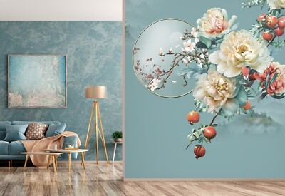3D Branch Fruit ZHUA1504 Wallpaper Wall Murals Removable Self-adhesive Ann