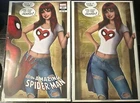 SET OF 2: Amazing Spider-man #27- Nathan Szerdy Cover (both Trade & Virgin) !