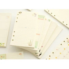 A5/A6 Month Week Ruled Colourful Diary Schedule Insert Refill Organiser 45Sheets