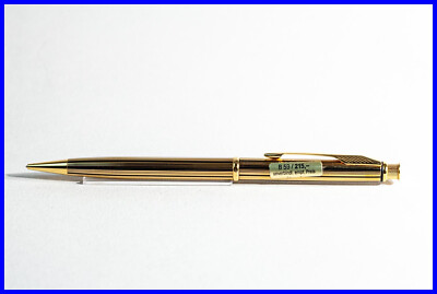 1992 PARKER INSIGNIA Athen Bleistift vergoldet mit schwarzen Streifen - 0.5mm