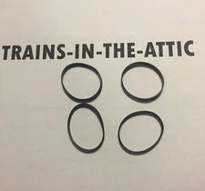 MTH TRACTION TIRE DE-27 PREMIER/RAILKING STEAM  SET OF 4EA MTH TIRES ACTUAL MTH