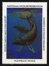 National Wildlife Federation Stamp - 1984 MNH - Humpback Whale