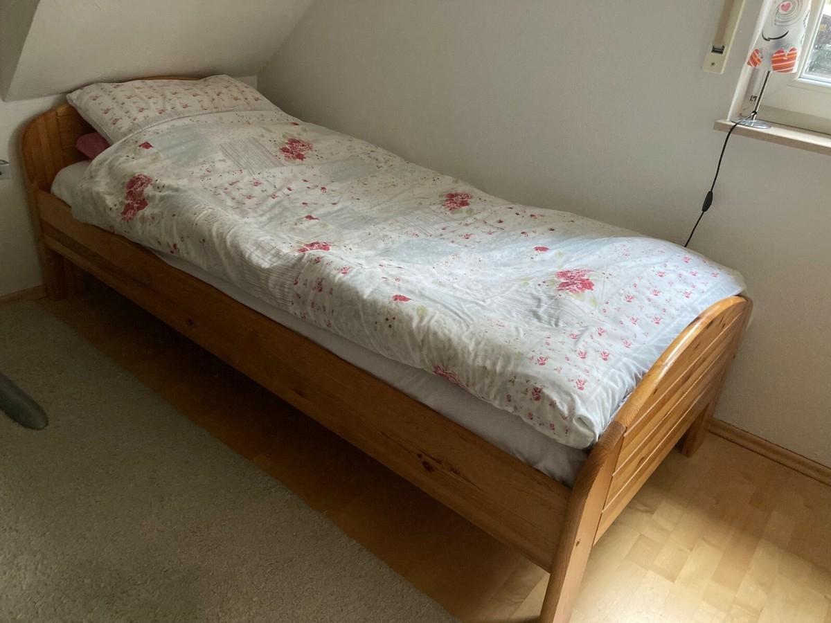 bett 90x200 mit lattenrost und matratze