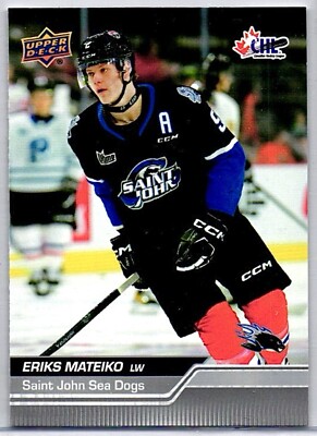 Eriks Mateiko Rookie - 2023-24 Upper Deck CHL #181 (RC) - Washington Capitals