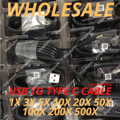 Fast Charger Cord For Samsung Galaxy S20 S21 Lot USB Type C Data Charging Cable