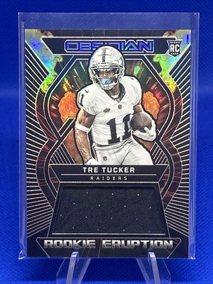 2023 Obsidian - Rookie Eruption Materials Tre Tucker #REM-TTU /199 (MEM, RC)
