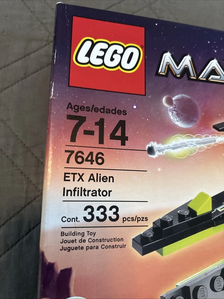Lego Mars Mission ETX Alien Infiltrator 7646 New Sealed 2008 Building Toy Space - Image 2 of 4
