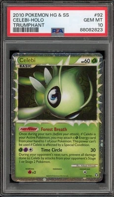 Pokemon Celebi Prime Triumphant Holo Ultra Rare #92 PSA 10 Gem Mint