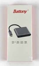 USB-C to HDMI 4K Adapter Type-C Multiport Hub for MacBook & PC - Battony