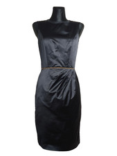 Chanel Black Silk Dress Size FR36 US4 UK8 Sleeveless Cocktail Party Evening