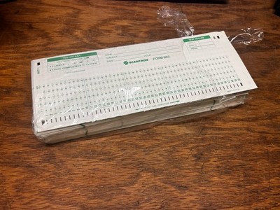 Official Scantron Brand 882 Answer Sheet Several Hundred 300-400