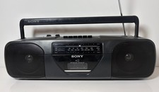 Sony CFS-201 Cassette- Recorder AM/FM Boombox w/ Power Cord