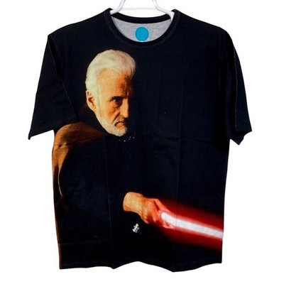 The Store Dot X Star Wars Sith EP2 COUNT DOOKU Tee T Shirt Black NWOT Sz XXL