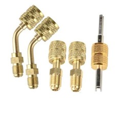 R410a Adapter for Mini Split System, Charging R410a adapter Valve Core Remover