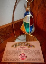 Vintage Old World Christmas Bell Ornament