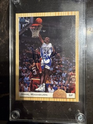 1993-94 Classic Draft Picks Autograph #3 Jamal Mashburn RC Auto 1306/2500