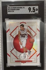 2021-22 Panini National Treasures Collegiate Stephen Curry #12 Gold 1/10. SSP.