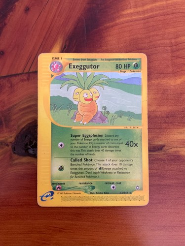 Exeggutor 12/147 Pokemon TCG Aquapolis Non Holo Rare!