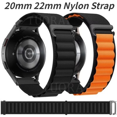 Für Amazfit Bip 6 5 GTR 4 3 Pro GTS 2e 4 Mini Nylon Armband 20mm 22mm Ersatzband