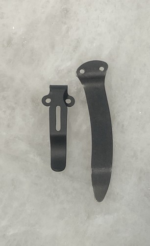 Black Steel Deep Carry Pocket Clip For Kershaw Scallion 1620 Knife - Picture 3 of 8