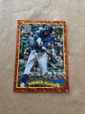 2024 Topps Series 1 Yordan Alvarez /25 1989 35th Anniversary Orange Astros SSP