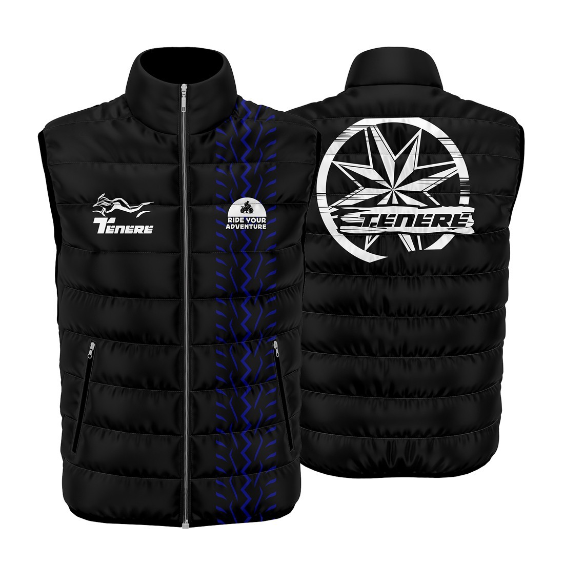 Chaqueta de moto sin mangas/idea de regalo de motociclista Yamaha Tenere Streetwear
